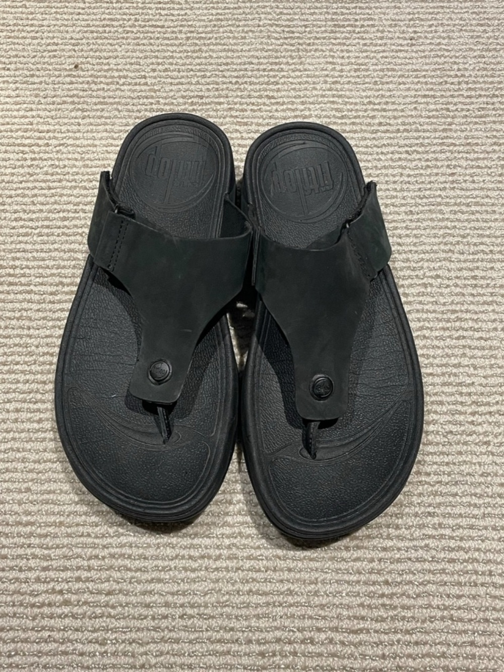 FITFLOP slip on sandal black